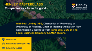 Henley Masterclass March 2025